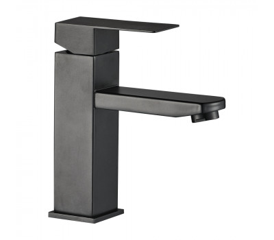Смеситель для раковины WesnaArt KUBUS KUB13-210Black, черный