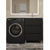 Тумба под стиральную машину Uperwood Tanos 60 см, напольная, черная, 3 ящика TTanosVMF60B3 