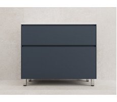 Тумба напольная Style Line ЛИМА 100 эмаль, под раковину LINE 100, 2 ящ., PLUS, графит ЛС-00002349 1 