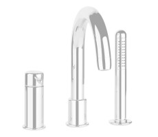 Смеситель для ванны GESSI Goccia 33637#279 Белый матовый 