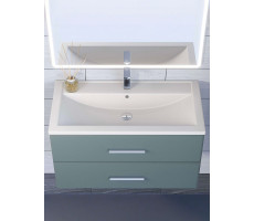Раковина для ванной кварцевая Uperwood Foster Quartz 90х45,5х17,5 см, белая матовая, жасмин 291030040 Раковина для ванной кварцевая Uperwood Foster Quartz 90х45,5х17,5 см, белая матовая, жасмин 291030040