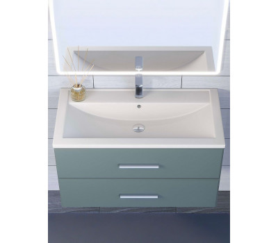 Раковина для ванной кварцевая Uperwood Foster Quartz 90х45,5х17,5 см, белая матовая, жасмин 291030040 Раковина для ванной кварцевая Uperwood Foster Quartz 90х45,5х17,5 см, белая матовая, жасмин 291030040