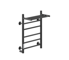 Полотенцесушитель электрический Ника WAY-2 60/40 с полкой RAL9005 черный матовый левый тэн Полотенцесушитель электрический Ника WAY-2 60/40 с полкой RAL9005 черный матовый левый тэн
