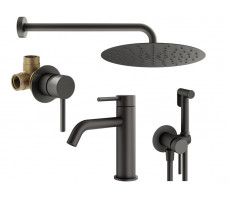 Комплект Plumberia Selection KITZXO01GR53 Графит матовый Комплект Plumberia Selection KITZXO01GR53 Графит матовый