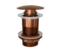 Донный клапан для раковины без перелива Knotlor BM9010RB бронза Донный клапан для раковины без перелива Knotlor BM9010RB бронза