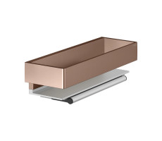 Полочка со стеклоочистителем, съемный Keuco EDITION 11 11159290000 Розовое золото 