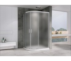 Душевой уголок ABBER Schwarzer Diamant AG01128M хром 