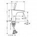 Смеситель для раковины Hansgrohe PuraVida 15070000 Хром 