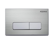 Панель смыва металл AQUAme AQM4105CR хром 