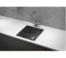 Кухонная мойка GRANULA 4445U, СТАЛЬ САТИН, стальная кухонная мойка 