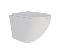 Унитаз подвесной Veconi Tondo Rimless VCN1-52R Rimless белый Унитаз подвесной Veconi Tondo Rimless VCN1-52R Rimless белый