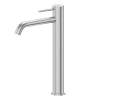 Смеситель ABBER Wasser Kreis 316 AF8111BST-L для накладной раковины, сталь брашированная 