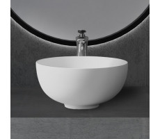 Раковина накладная ABBER Stein AS2617 белая матовая  Раковина накладная ABBER Stein AS2617 белая матовая