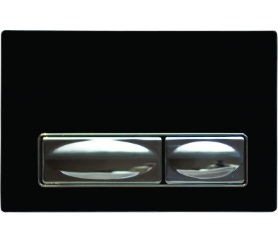  Кнопка для инсталляции черная стекло CREAVIT GP4002.00 Чёрный 