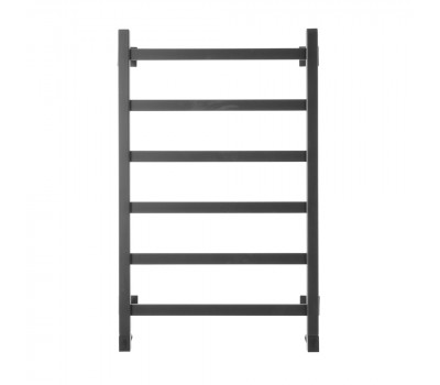 Полотенцесушитель водяной Domoterm Квадро Плюс Квадро Плюс П6 500x800 черный Черный, матовый 