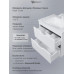 Тумба с раковиной для ванной подвесная Uperwood Modul 62х45х57 см, белая/графит 3930205581 Тумба с раковиной для ванной подвесная Uperwood Modul 62х45х57 см, белая/графит 3930205581