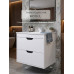 Тумба с раковиной для ванной подвесная Uperwood Modul 62х45х57 см, белая/графит 3930205581 Тумба с раковиной для ванной подвесная Uperwood Modul 62х45х57 см, белая/графит 3930205581