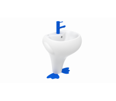Раковина напольная детская CREAVIT DUCKY DC052-00CB00E-MA00 синий