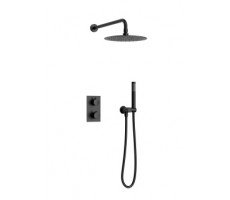 Душевая система с термостатом AltroBagno Unione 040408 NeOp черный 
