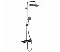 Душевая система GAPPO G2496-19, оружейная сталь 