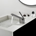 Смеситель для раковины Black&White GF-7104-GM 