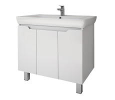 Тумба под раковину подвесная Dreja Q Plus (D) 80 см, белый Тумба под раковину подвесная Dreja Q Plus (D) 80 см, белый