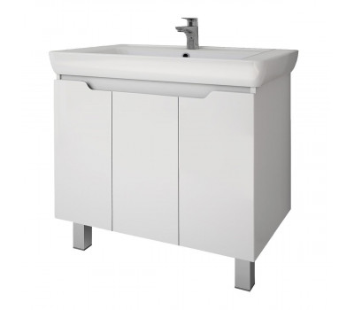 Тумба под раковину подвесная Dreja Q Plus (D) 80 см, белый