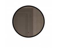 Зеркало MIXLINE Монако D600 бесконтактный сенсор светодиодная подсветка, черная окантовка 553346  