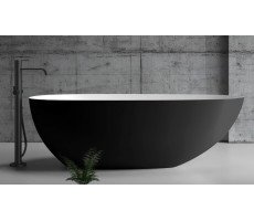 Акриловая ванна ABBER AB9211MB черная матовая  Акриловая ванна ABBER AB9211MB черная матовая