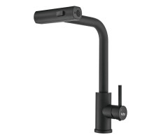 Смеситель для кухни с мультифункциональным изливом Raffine F203H, черный