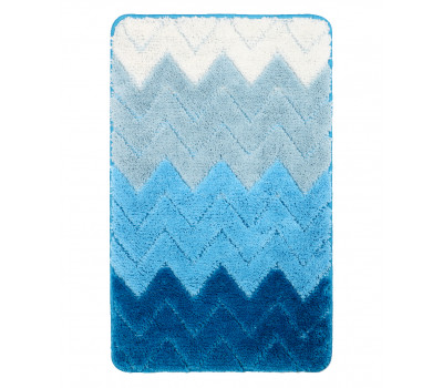 Коврик для ванной Fixsen Deep голубой 50х80 см. FX-5003C Коврик для ванной Fixsen Deep голубой 50х80 см. FX-5003C