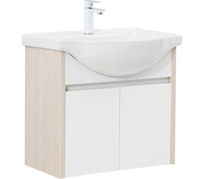 Тумба под раковину Aquanet Сидней 65 дуб атланта/белый 00345123 Тумба под раковину Aquanet Сидней 65 дуб атланта/белый 00345123