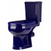 Унитаз-компакт Оскольская керамика Ирида Стандарт горизонтальный выпуск, с сиденьем, синий 40355130402 Унитаз-компакт Оскольская керамика Ирида Стандарт горизонтальный выпуск, с сиденьем, синий 40355130402