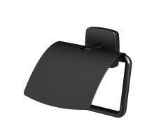 Держатель для туалетной бумаги с крышкой AM.PM Gem A90341422 Черный 