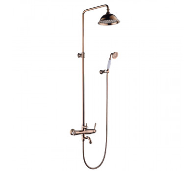 Душевая стойка Lemark Spark LM6762RG золото Душевая стойка Lemark Spark LM6762RG золото