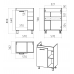 Тумба под раковину Misty Крафт 60 П-Кра-07060-011 