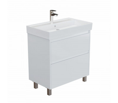 Тумба с раковиной Aquanet Nova Lite 2.0 60 напольная цв. белый глянец 00348190 Тумба с раковиной Aquanet Nova Lite 2.0 60 напольная цв. белый глянец 00348190