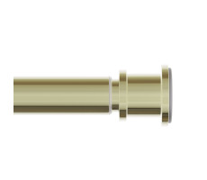 Карниз для ванной комнаты, 110-200 см, золото матовое, Elegante, IDDIS, RSG0120i14 