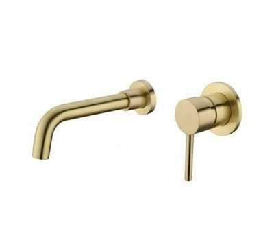 Смеситель для раковины встраиваемый Feramolli GL677-21 (210мм.), золото Смеситель для раковины встраиваемый Feramolli GL677-21 (210мм.), золото