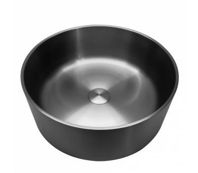 Раковина накладная ABBER Wasser Kreis AF2407GM оружейная сталь 