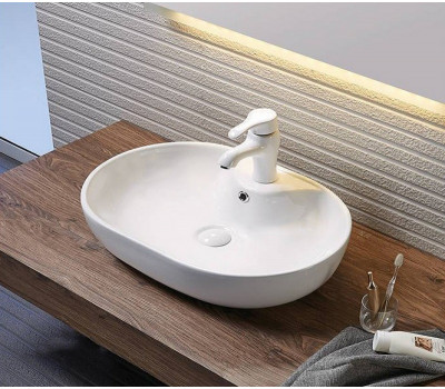 Умывальник CeramaLux 9163 белый Умывальник CeramaLux 9163 белый