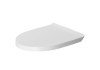Сиденье съемное для унитаза BASIC DURAVIT DuraStyle 0020790000 цвет белый, петли нерж сталь. с микролифтом