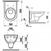 Унитаз подвесной LAUFEN Pro 8.2095.0.000.000.1 (сиденье отдельно)