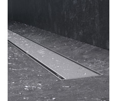 Трап для душа линейный, универсальный затвор Tile, 90 см AM.PM PrimeFlow W02SC-U11-090-04SB Хром 