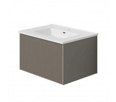 Тумба под раковину подвесная La Fenice Terra FNC-01-TER-C-60, бежевая 