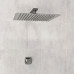 Встраиваемый комплект для душа с верхней душевой насадкой WasserKRAFT Naab 8600 A8651.090.118 Хром 