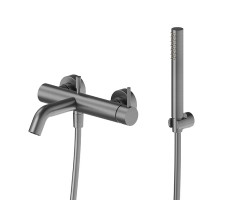 Смеситель для ванны Newform X-Steel 316 69640CX.59.064 Gun metal 