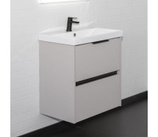 Тумба-умывальник Comforty Селенга-60 серый шелк с раковиной CF19696BX-60 00-00021980 