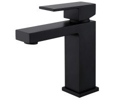 Смеситель ABBER Daheim AF8210B для раковины, черный матовый 