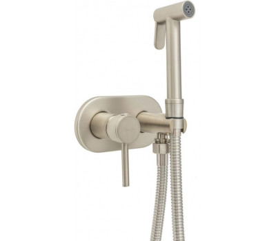 Смеситель с гигиеническим душем Allen Brau Priority 5.31005-BN (с внутренней частью) никель браш 